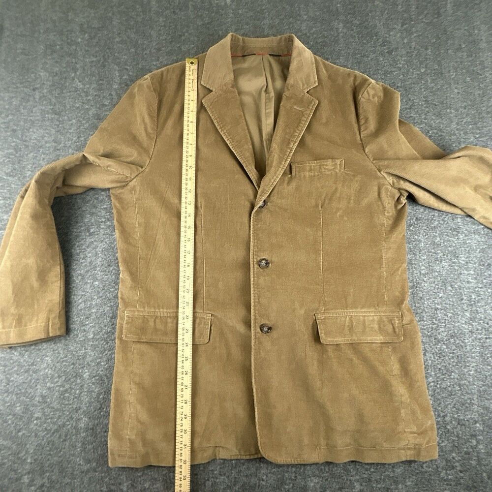 J. Crew Vintage Corduroy Blazer Mens Size XL 44-46 Tan Brown Sport Coat Academia - Picture 7 of 7
